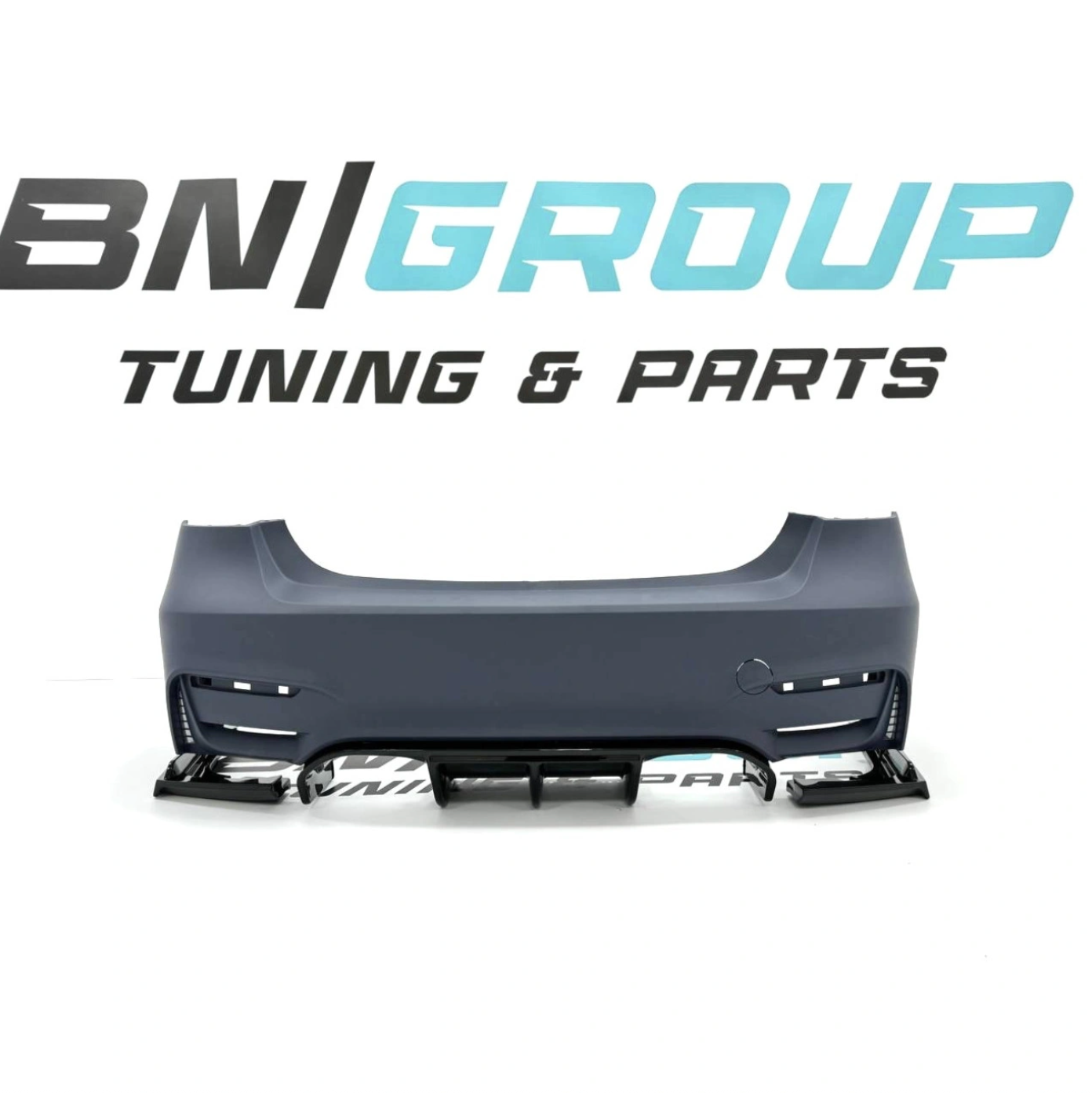 M3-Look Rear Bumper Diffuser for BMW 3-Series F30 (Diffuser + 2 splitters)