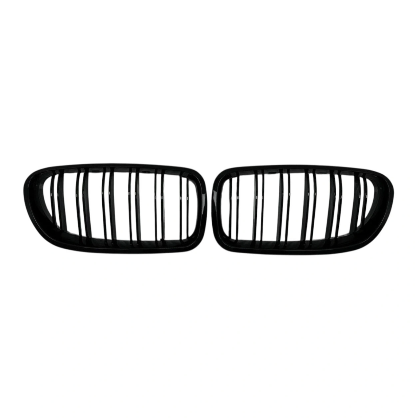 Radiator Grilles (Nostrils) BMW 5-Series F10 F11 (Gloss Black/Double)
