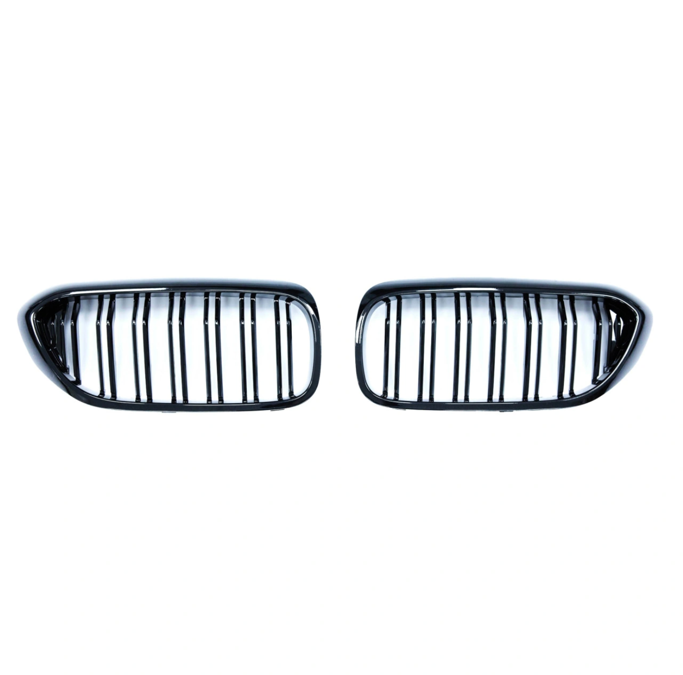Radiator Grilles for BMW 5-Series G30 G31 Sedan Touring (2017-2019) Gloss Black (Double)