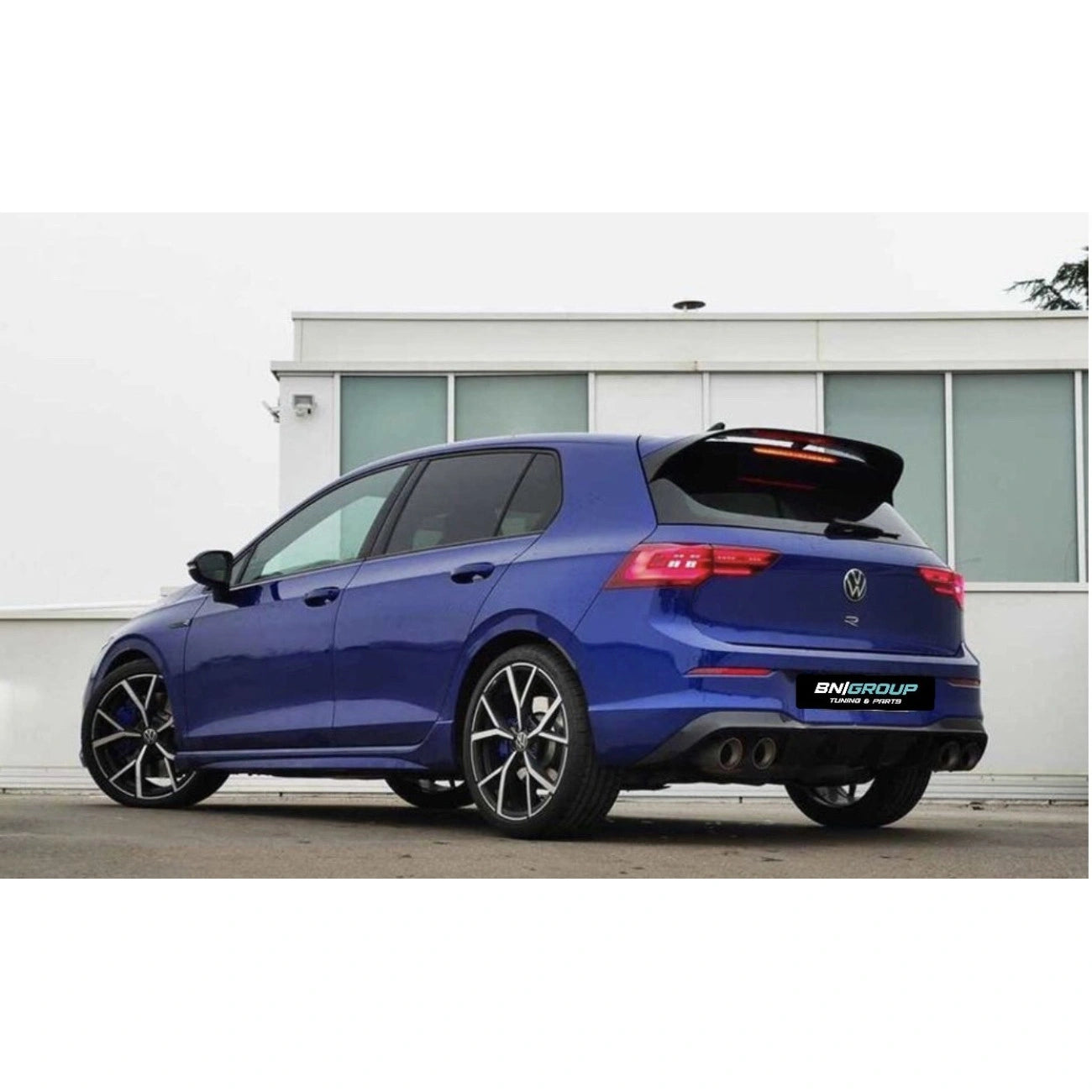 Rear Split Diffuser Volkswagen Golf 8 in R Style