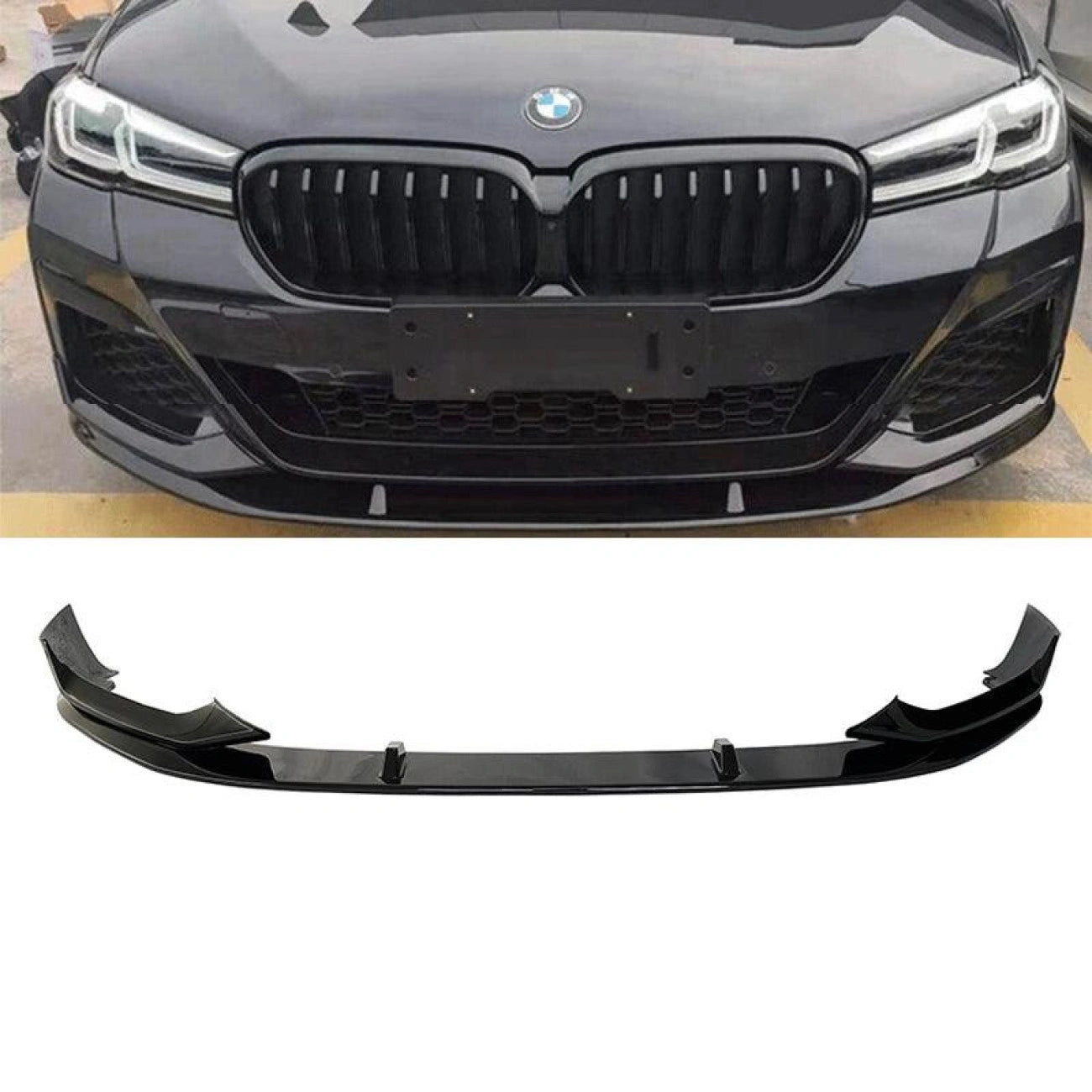 Front bumper splitter lip BMW 5-Series G30 G31 (2020-2023)
