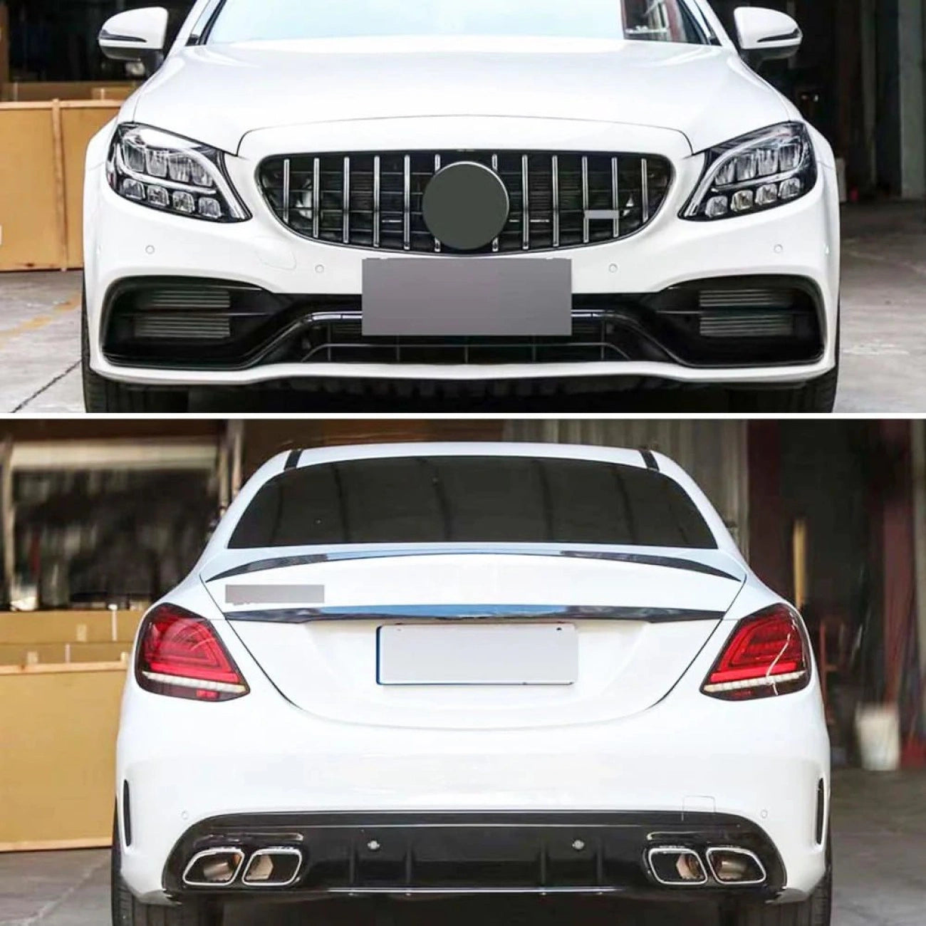 Body Kit do Mercedes-Benz C-Class W205 w stylu C63 AMG (2018-2021)