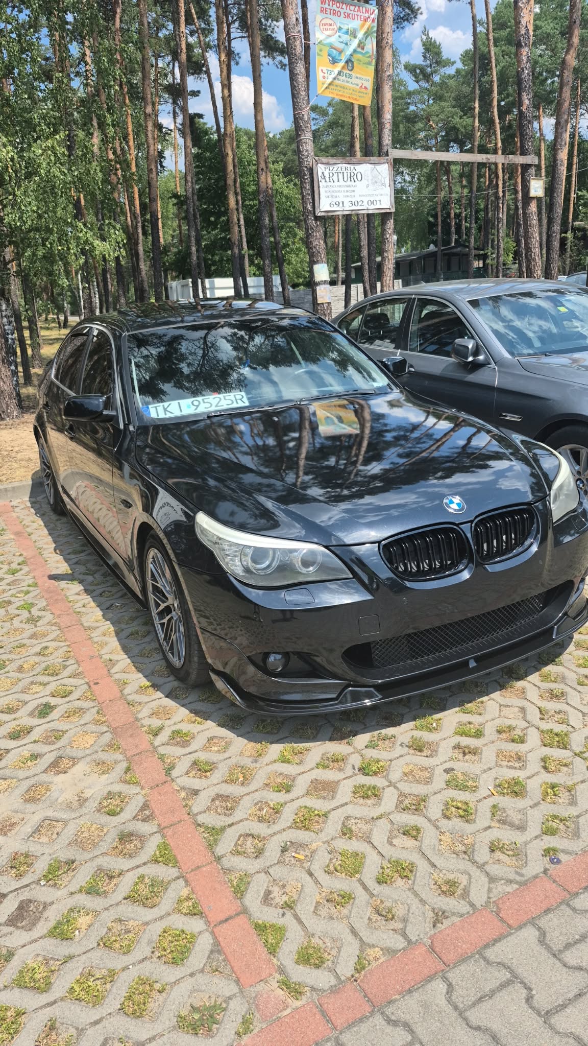 Lip Cover Splitter Front Bumper BMW 5-Series E60 E61 in HAMANN Style