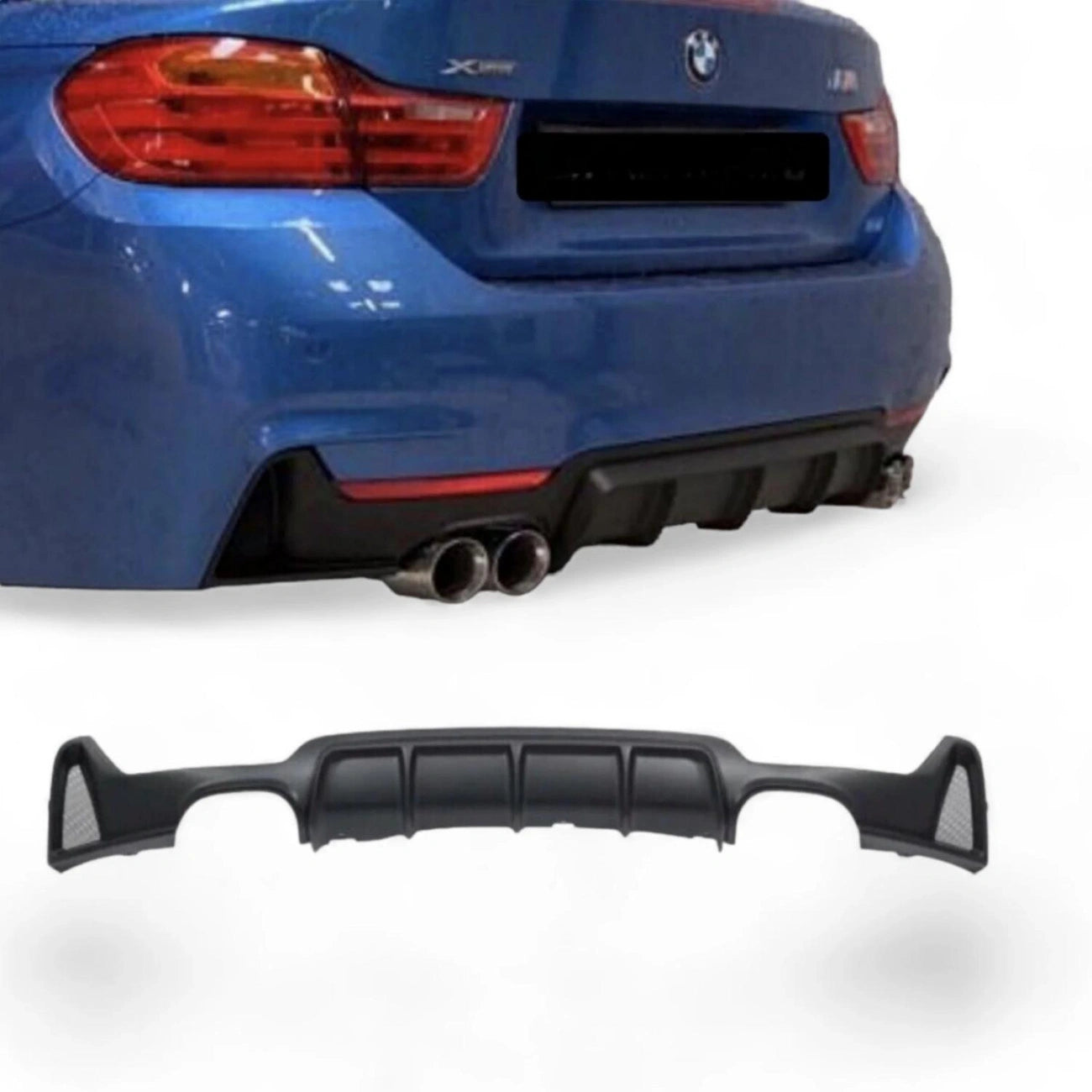 BMW 4-Series F32 F33 F36 M-Performance Style Rear Diffuser