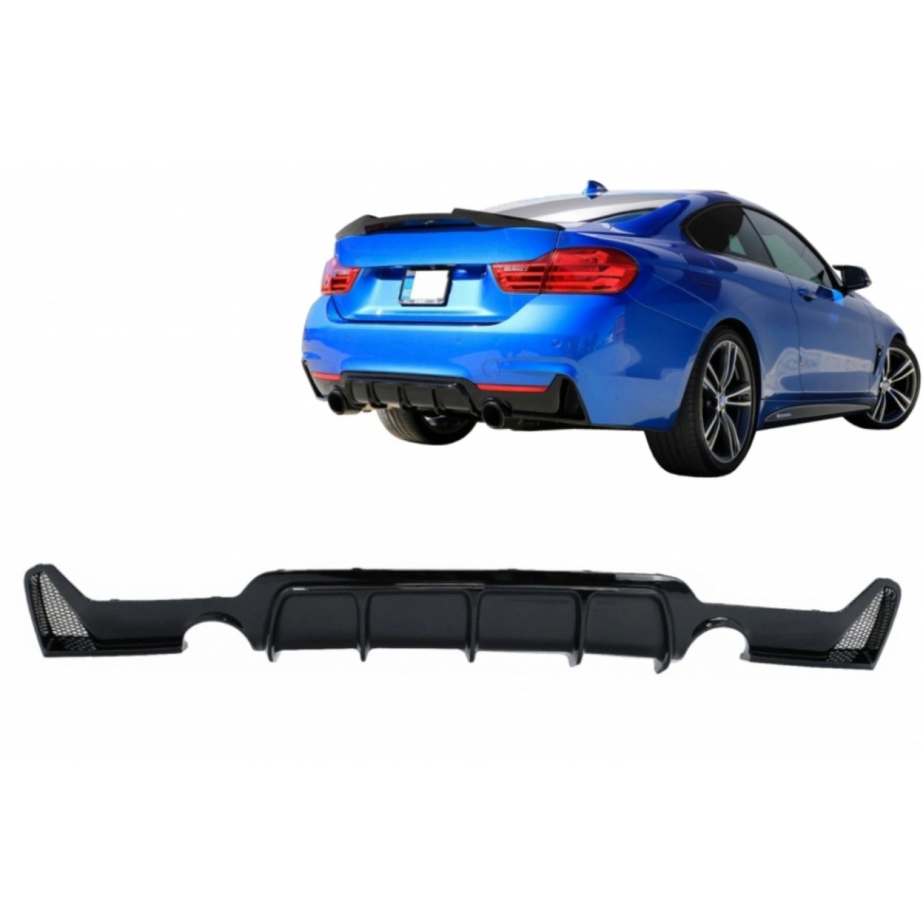 Rear Diffuser BMW 4-Series F32 F33 F36 M-Performance 435і Style