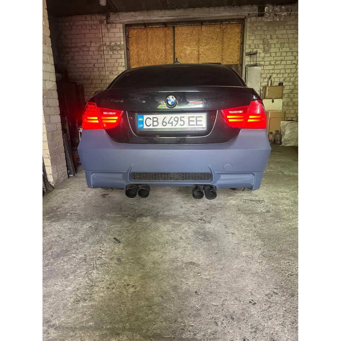 Rear Bumper for BMW 3-Series E90 (2005-2011) in M3-Look style