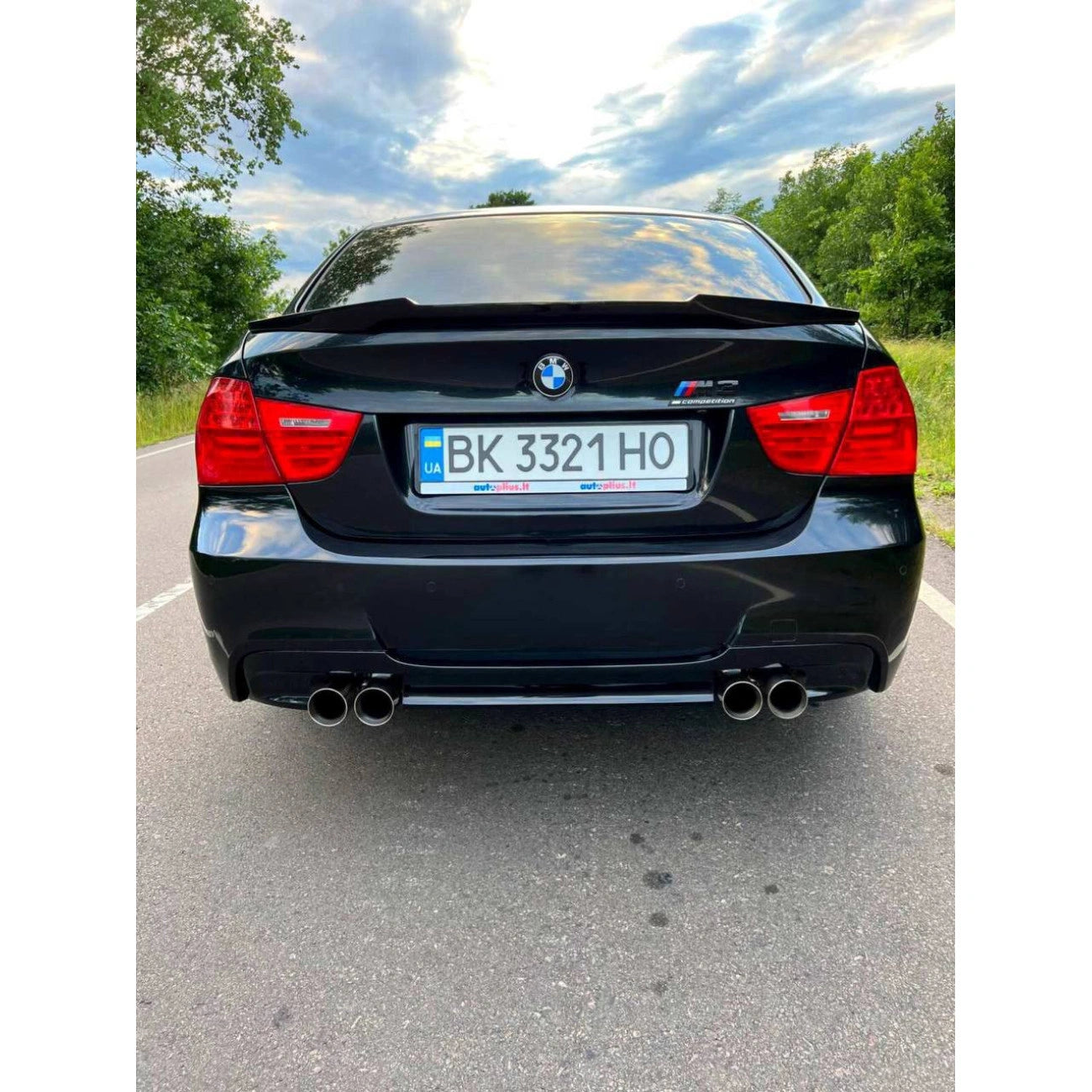 Rear bumper for BMW 3-Series E90 (2005-2008) M-Tech/M-Packet
