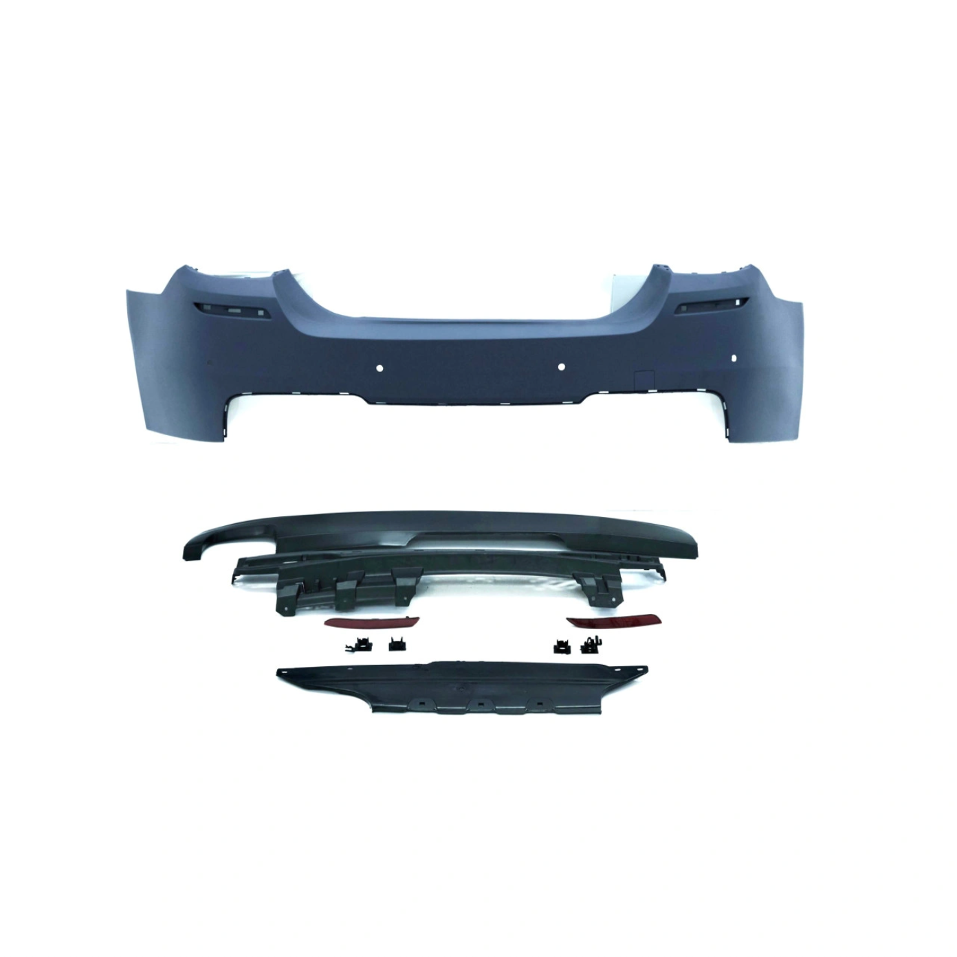 Rear bumper BMW 5-Series F10 (2010-2017) in the style of M Package, M-Paket, M-Tech