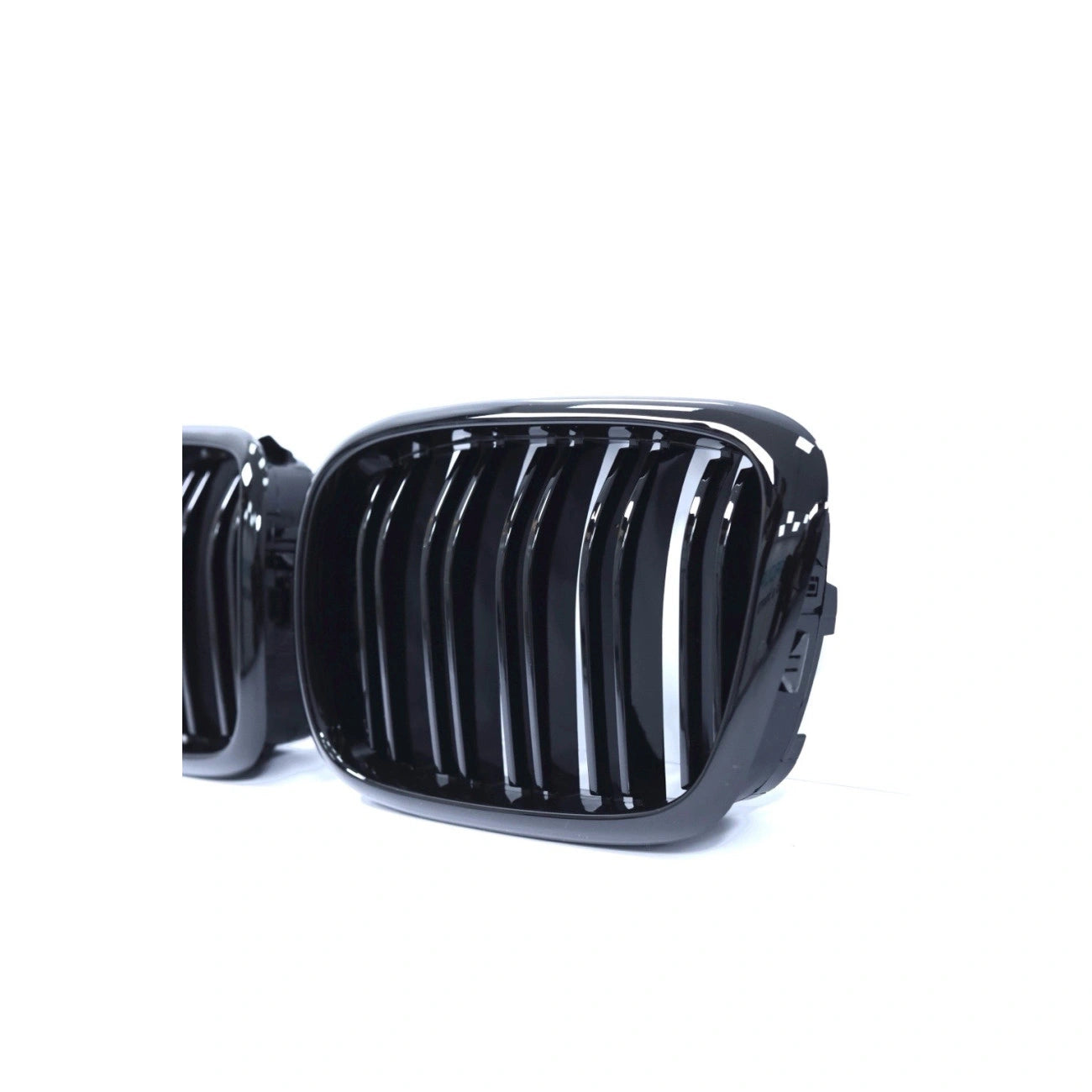 Radiator Front Grilles BMW 5-Series E39 (1995-2003) (Gloss Black/Double)