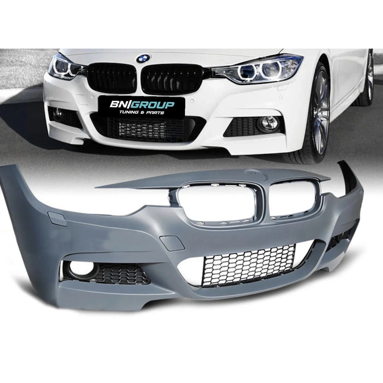 Front bumper BMW 3-Series F30/F31 (2011-2018) in M-Tech style