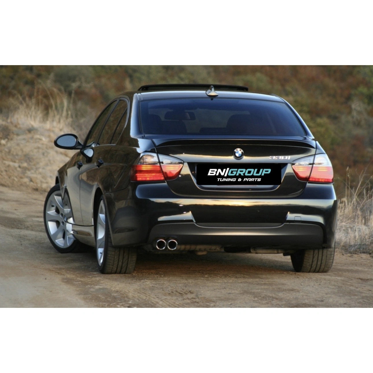 Rear bumper for BMW 3-Series E90 (2005-2008) M-Tech/M-Packet