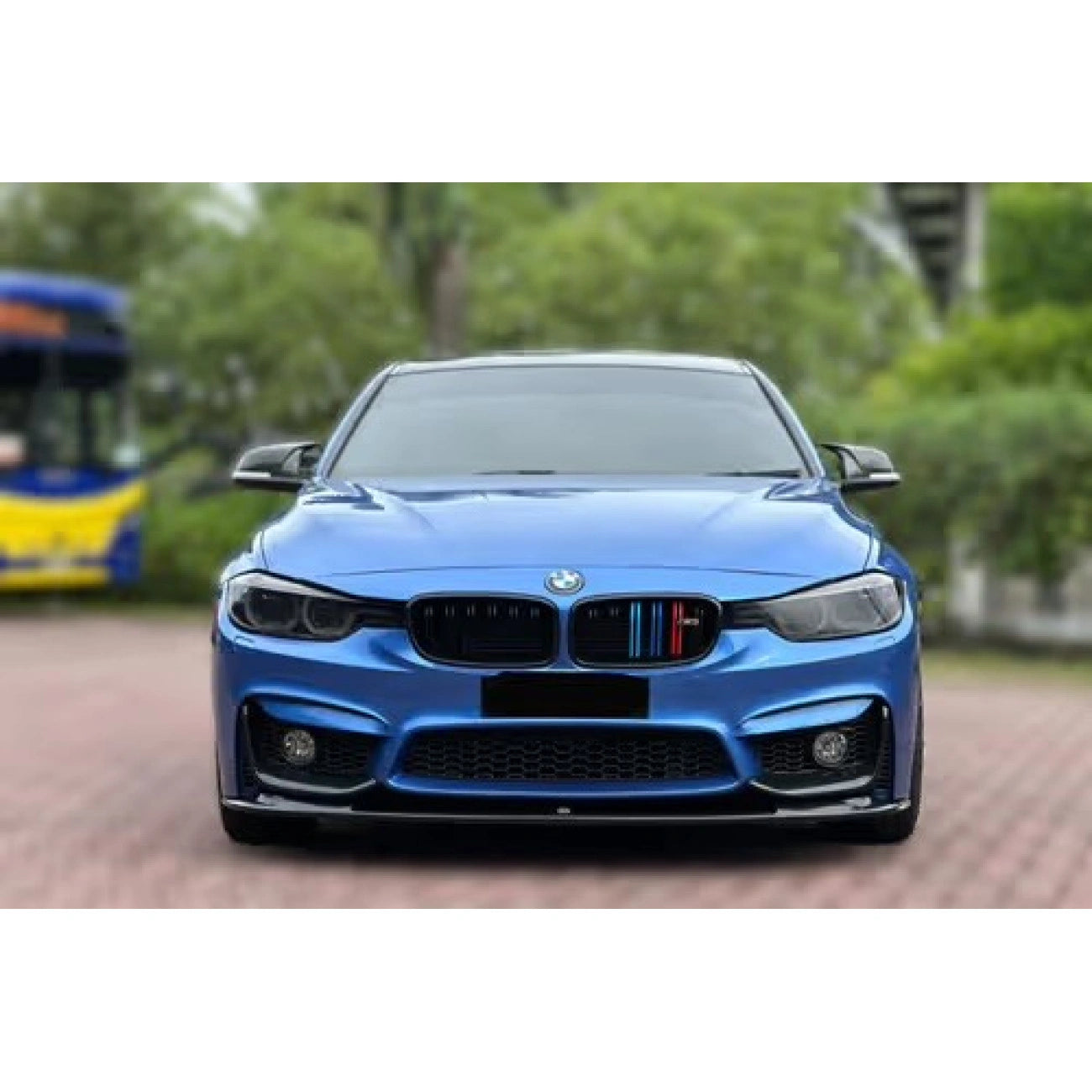 Lip front bumper splitter BMW 3-Series F30 F31 M3-Look under fog lights