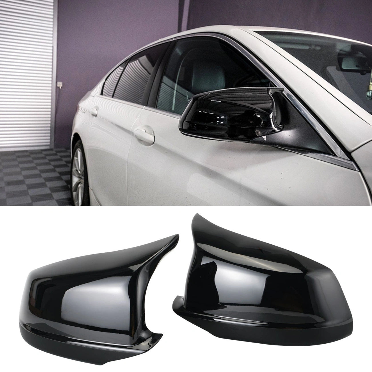 Mirror covers BMW 5-Series F10 F11 (2010-2013) in M3 M4 style