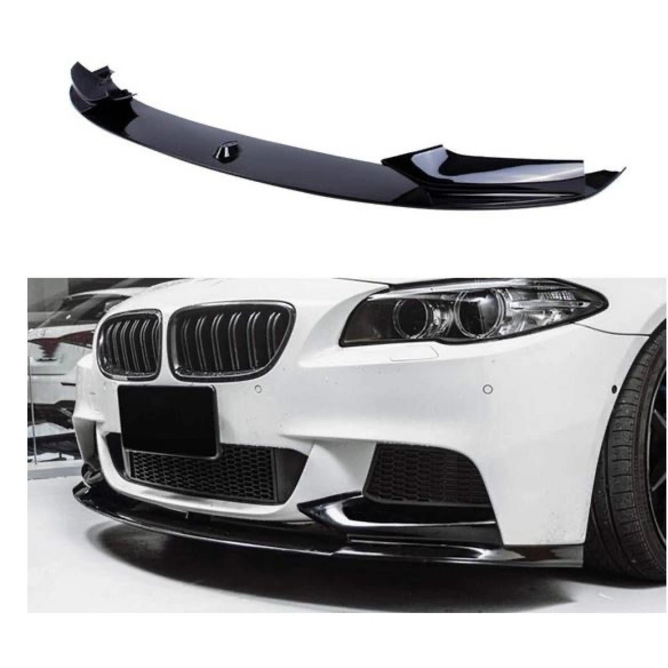 Front bumper splitter lip BMW 5-Series F10 F11 (2010-2017)