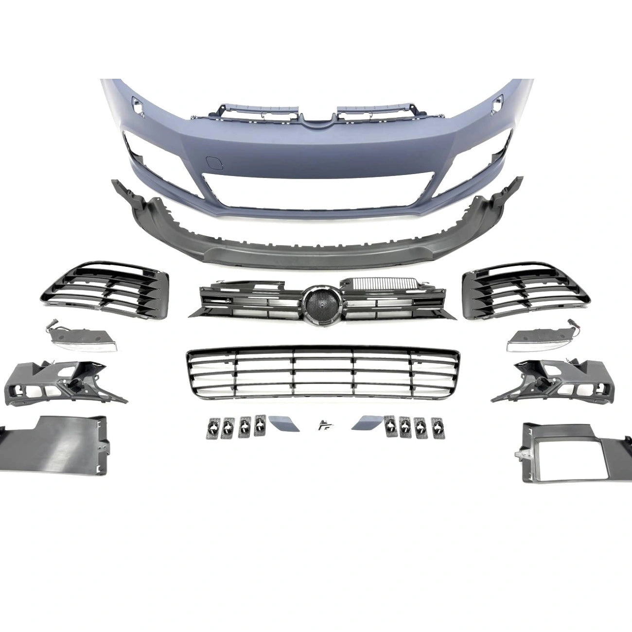 Front bumper Volkswagen Golf 6 (VI) (2008-2014) in R style