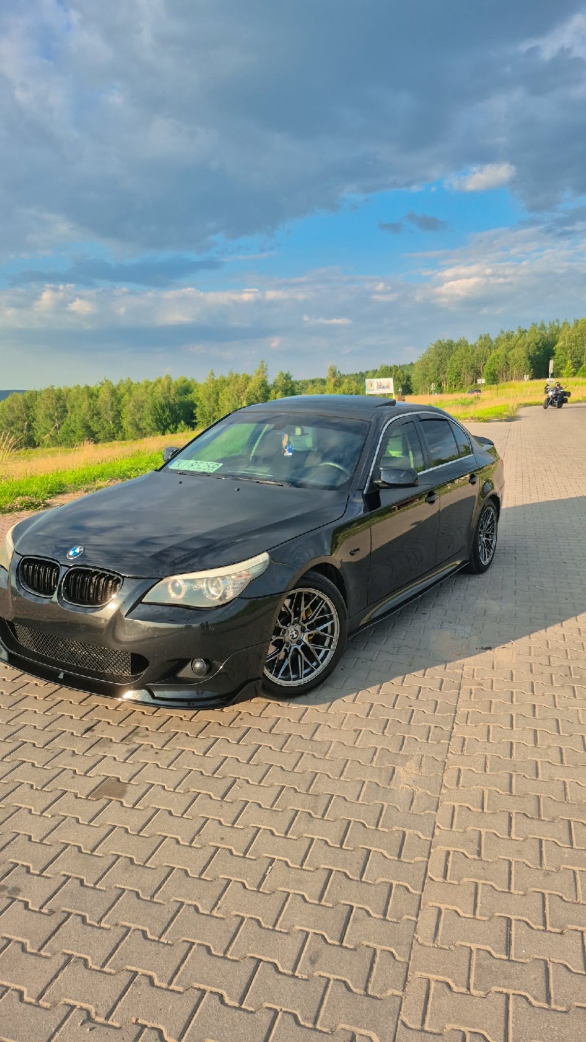 Lip Cover Splitter Front Bumper BMW 5-Series E60 E61 in HAMANN Style
