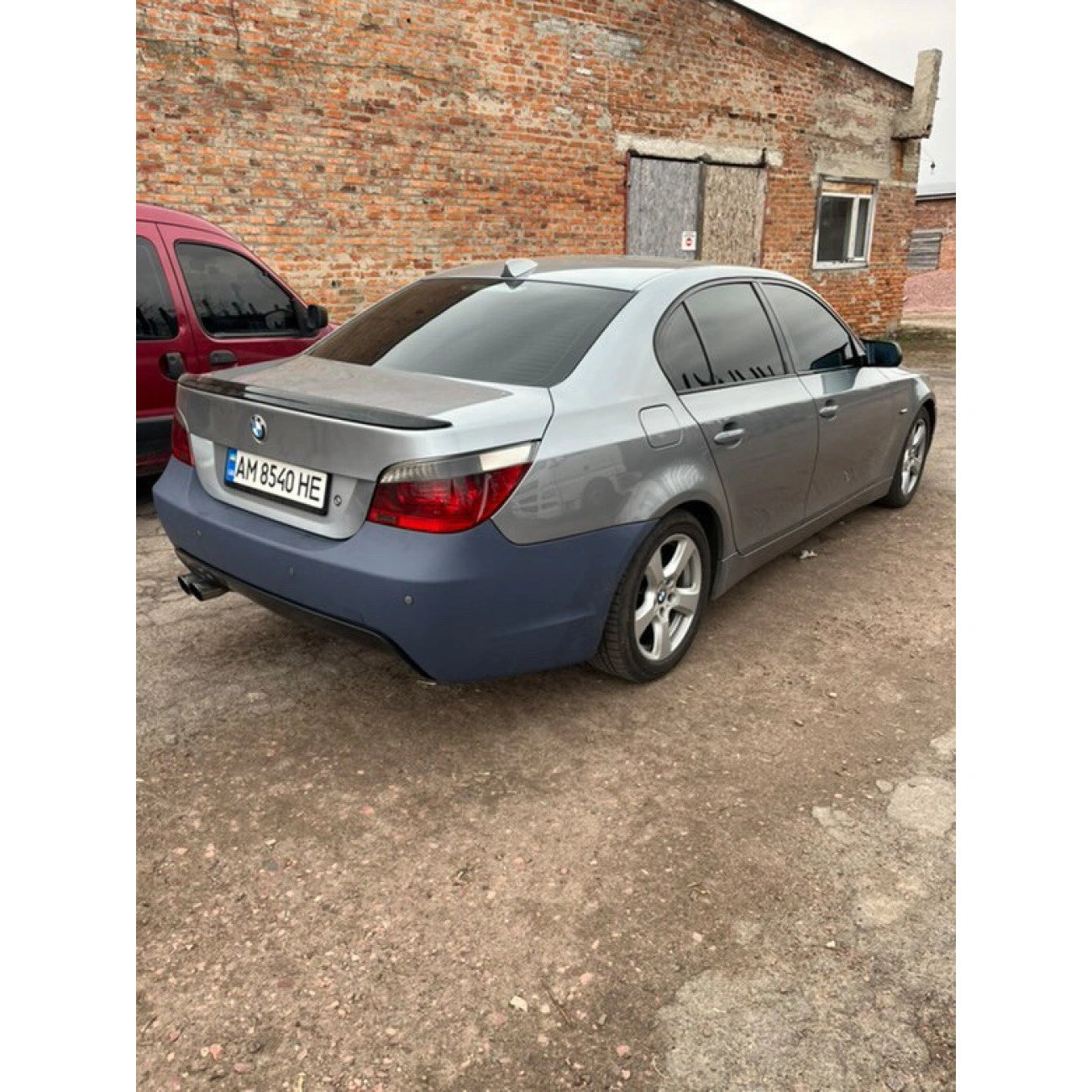 Rear bumper BMW 5-Series E60 (2003-2010) in M-Tech style, M-Pack