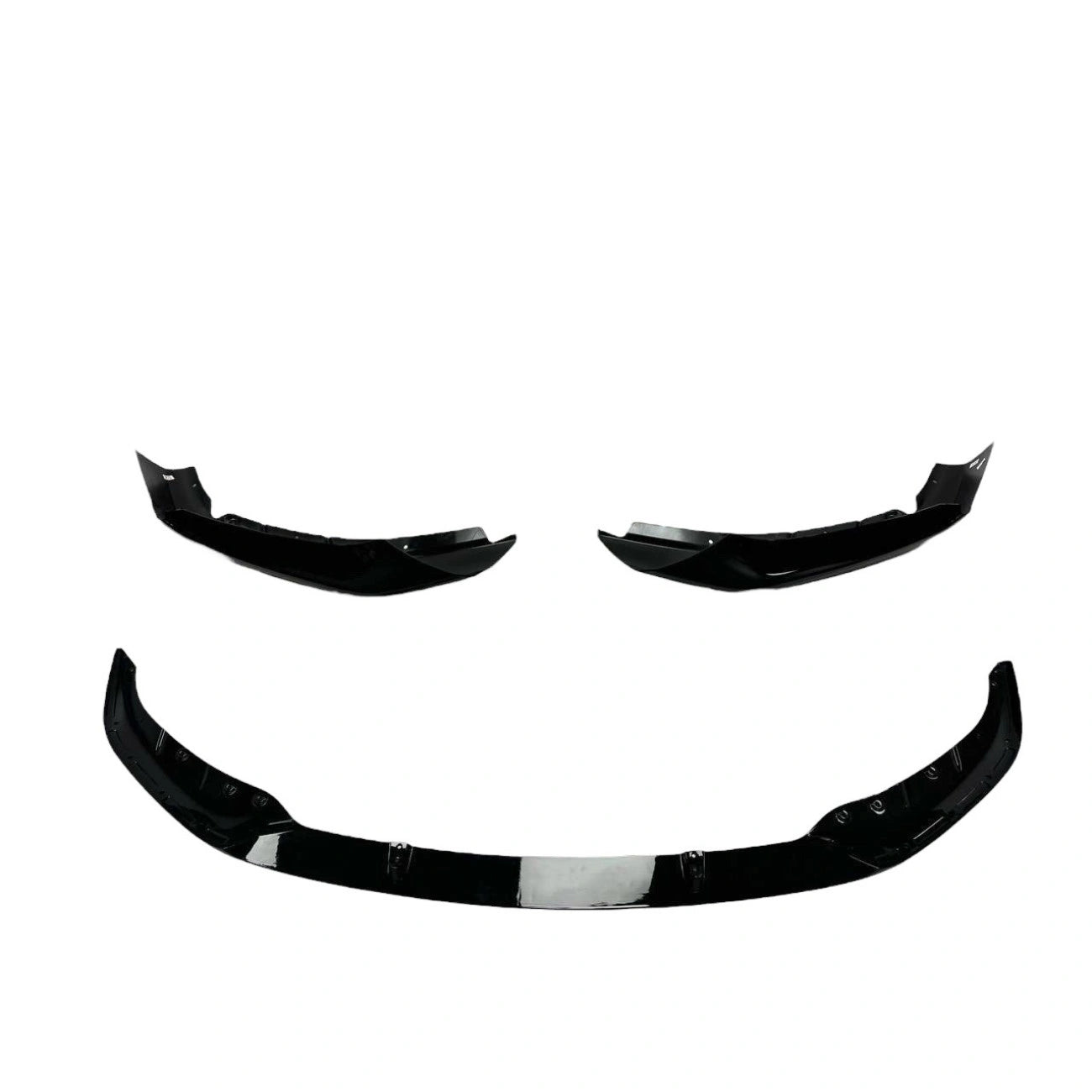 Front Bumper Lip BMW 5-Series G30/G31 Glossy Black MP Style