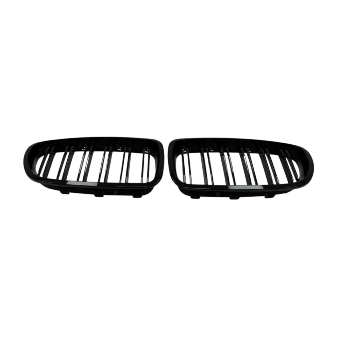 Radiator Grilles (Nostrils) BMW 5-Series F10 F11 (Gloss Black/Double)