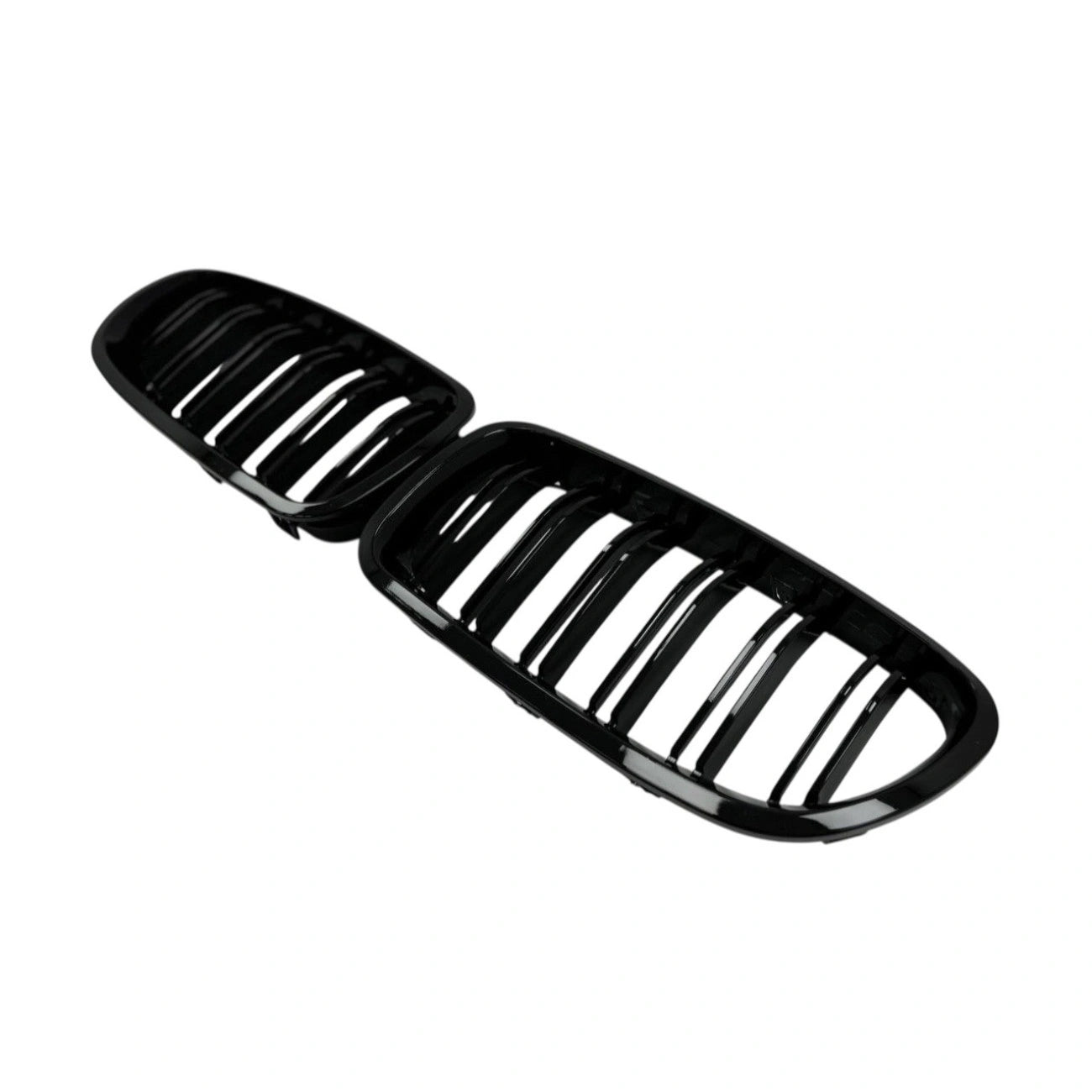 Radiator Grilles (Nostrils) BMW 5-Series F10 F11 (Gloss Black/Double)