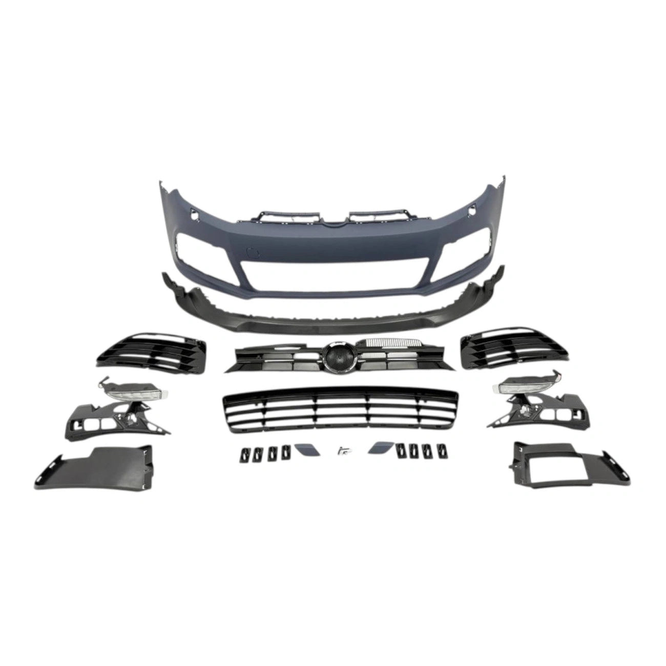 Front bumper Volkswagen Golf 6 (VI) (2008-2014) in R style