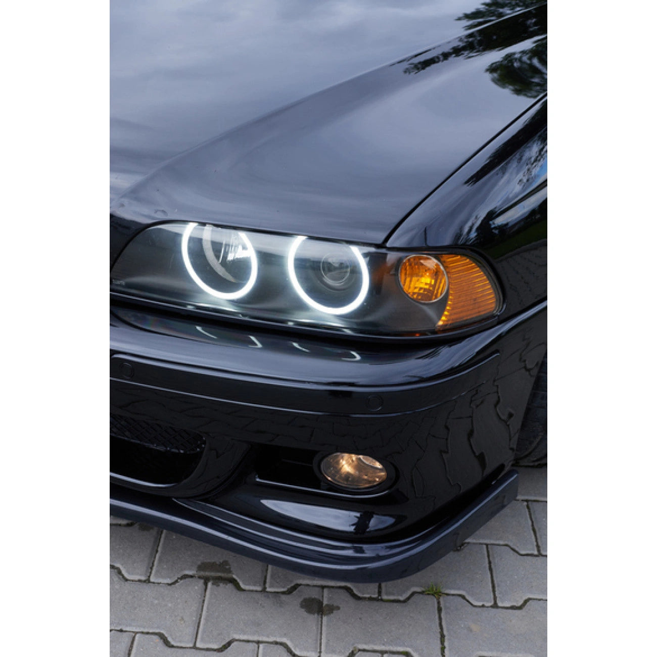 Fog light covers (frames) for the front M bumper BMW 5-Series E39 (1995-2003)