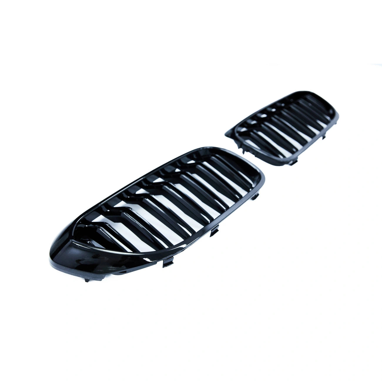 Radiator Grilles for BMW 5-Series G30 G31 Sedan Touring (2017-2019) Gloss Black (Double)