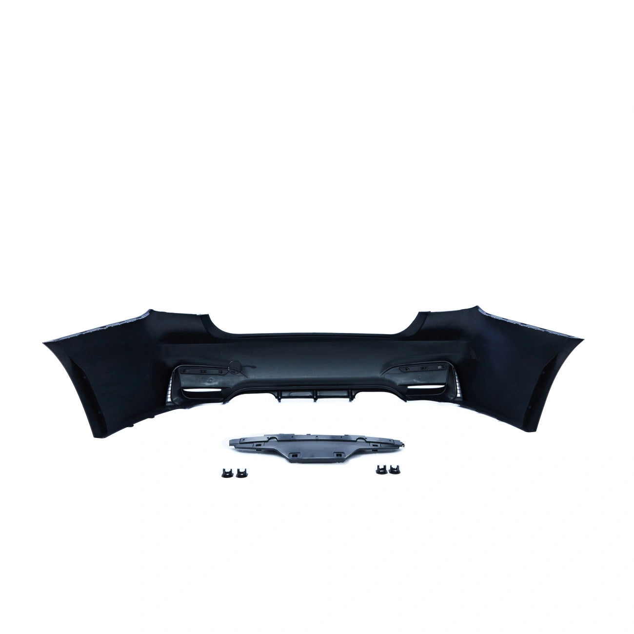 Rear bumper BMW 3-Series F30 M3 style (M3-Look) (2011-2019) with internal markings for parking sensors