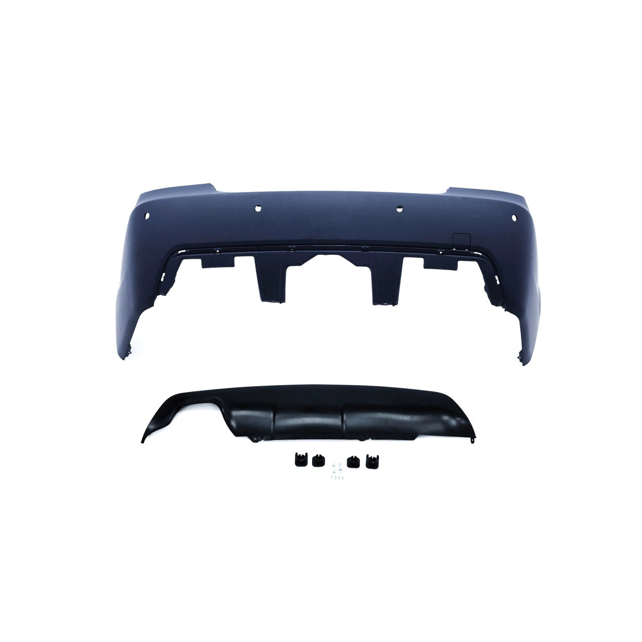 Rear bumper BMW 5-Series E60 (2003-2010) in M-Tech style, M-Pack