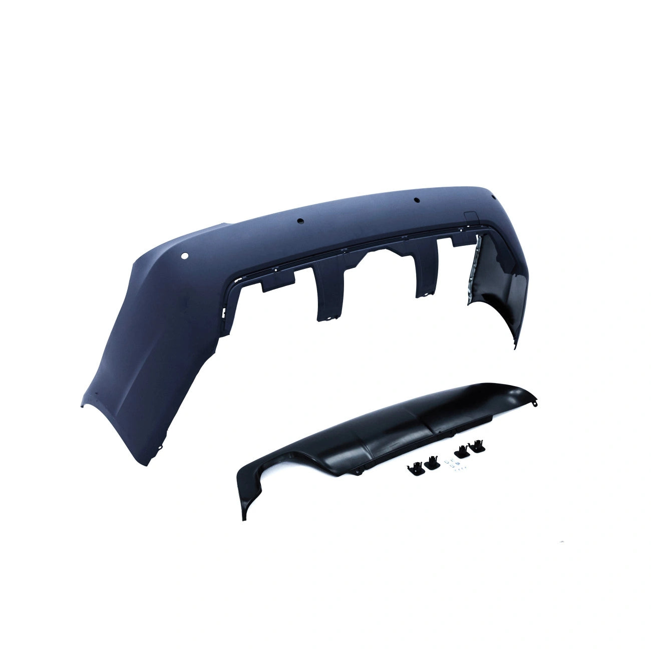 Rear bumper BMW 5-Series E60 (2003-2010) in M-Tech style, M-Pack