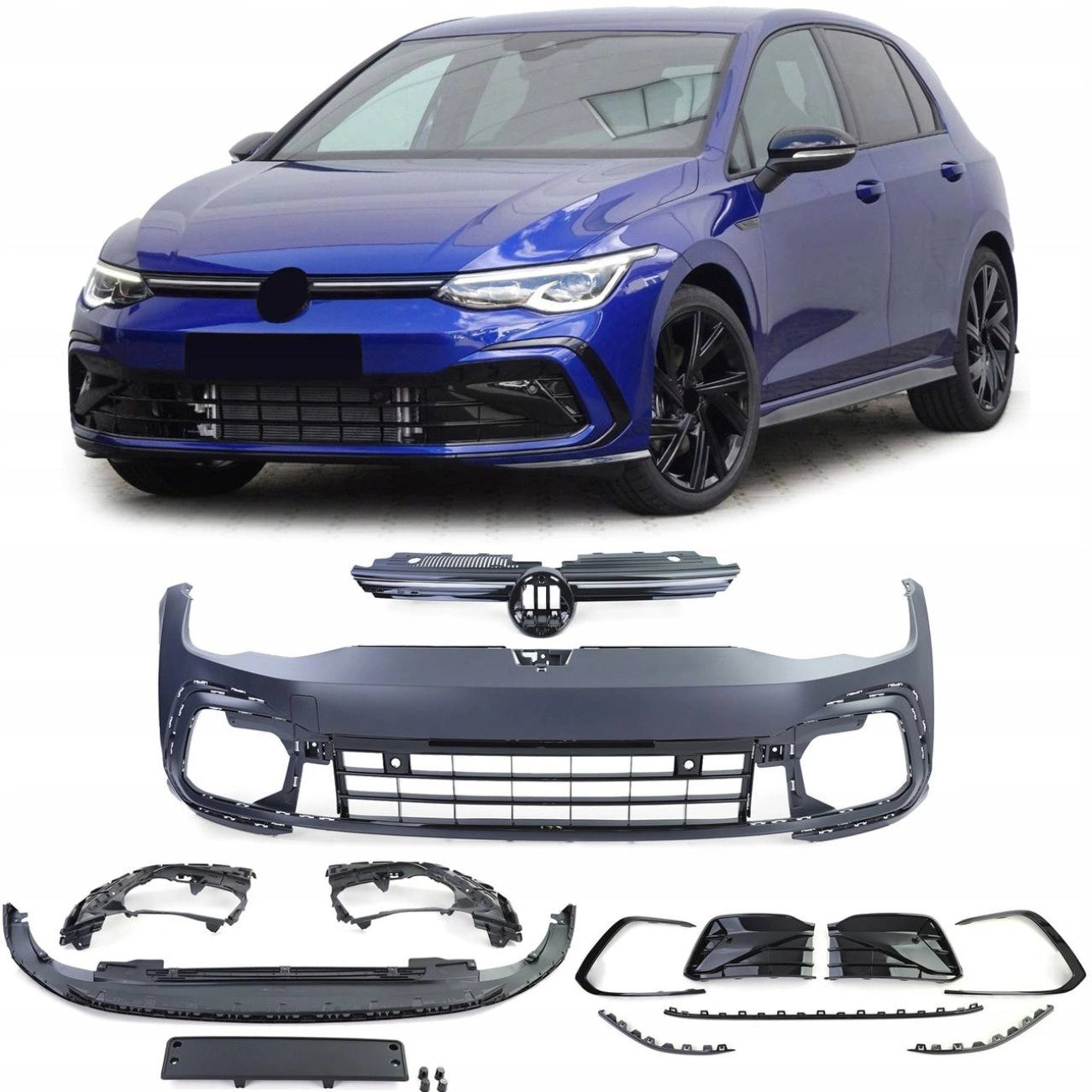 Zderzak przedni do Volkswagen Golf 8 (2019-2024) w stylu R-Line