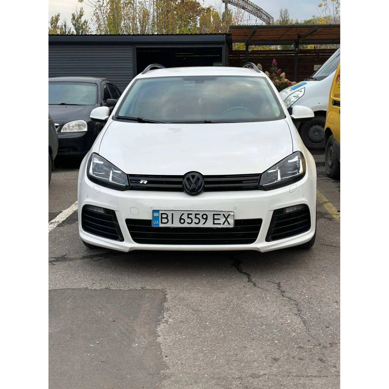 Front bumper Volkswagen Golf 6 (VI) (2008-2014) in R style