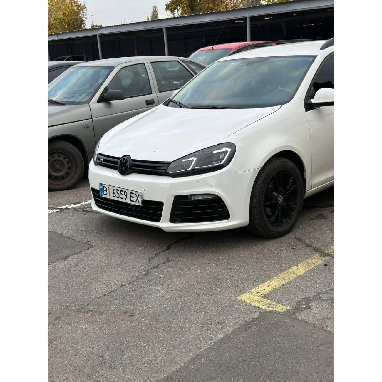 Front bumper Volkswagen Golf 6 (VI) (2008-2014) in R style