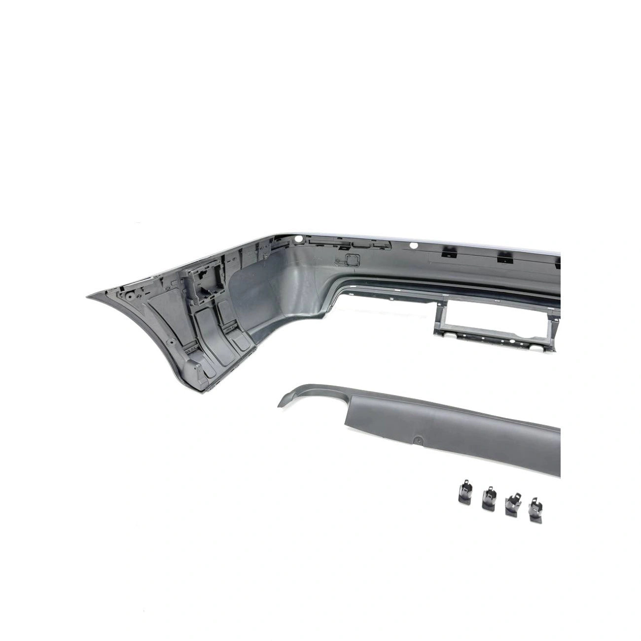 Rear bumper BMW 5-Series E39 in M5 style (1995-2003) with cutouts for parking sensors (PDC)