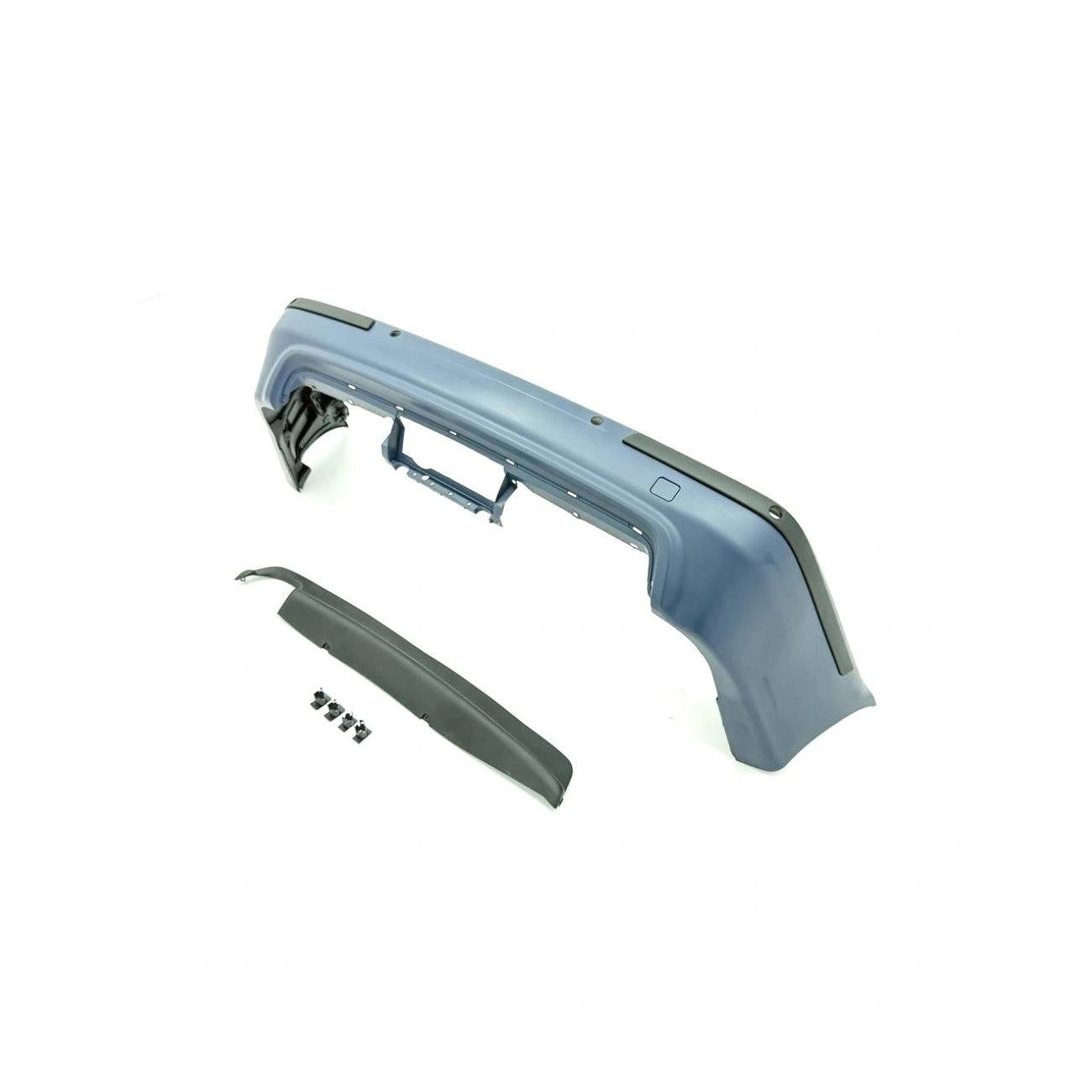 Rear bumper BMW 5-Series E39 in M5 style (1995-2003) with cutouts for parking sensors (PDC)