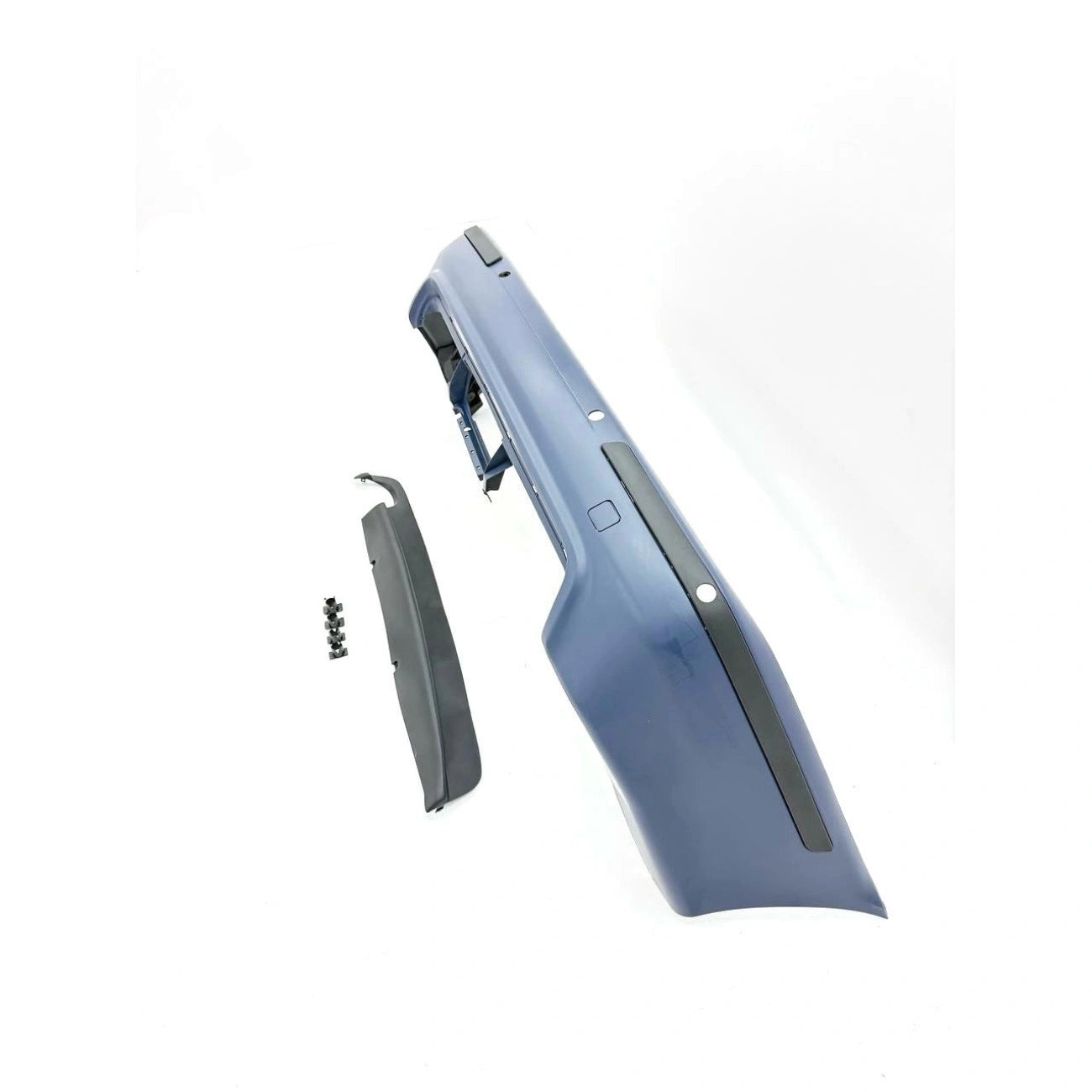 Rear bumper BMW 5-Series E39 in M5 style (1995-2003) with cutouts for parking sensors (PDC)